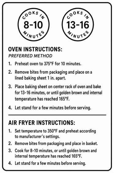 bettergoods Cheesy Ramen Bites, 7.5 oz, 10 Count (Frozen)