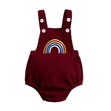 

Pimfylm Baby Girl Bodysuits Baby Organic Cotton Rib Bodysuits Newborn Wine 12 Months