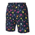 thumbnail image 5 of Kdxio Colored Balloons Pattern Mens Casual Shorts - Drawstring Summer Beach Sports Shorts for Men, 5 of 9