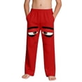 thumbnail image 1 of Pantalon pour Filles Imprimé Décontracté de Plage avec Poches 100 % Polyester, 1 of 9