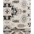 thumbnail image 7 of TOWN & COUNTRY LUXE Livie Forever Vintage Everwash® Washable Multi-Use Decorative Rug, Kitchen Rug, Low-Profile Door Mat, Bedroom Rug and Dorm Room Rug with Non-Slip Backing, Ivory/Black, 24"x40", 7 of 7