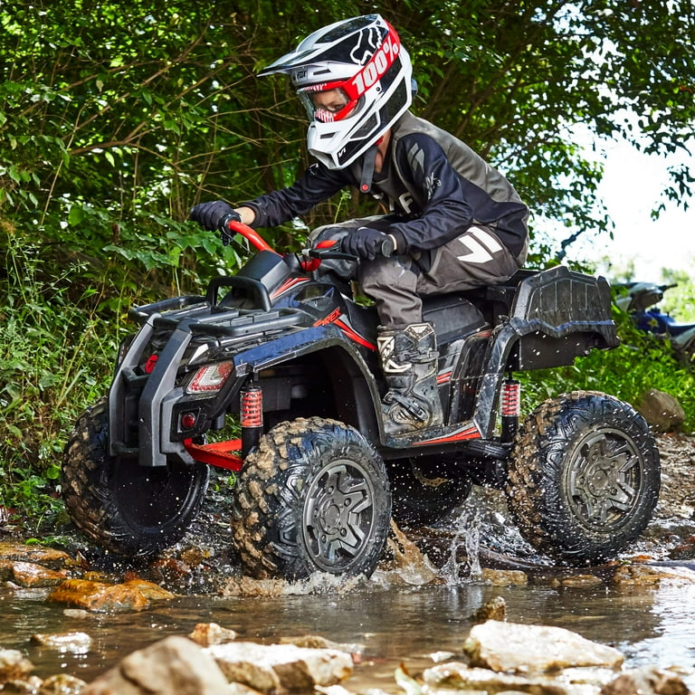 Huffy Torex ATV Kids 24V 4 Wheeler Electric Ride On Quad Walmart