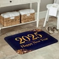 thumbnail image 7 of Yiaed 2025 Happy New Year 3 Print Flannel Doormat Mat Outdoor Indoor Door Mats,Welcome Matt Outdoor Front Door Mat Doormat Outdoor Mat Outdoor Mat,16"x24", 7 of 7
