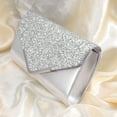 thumbnail image 5 of HOMEMAXS Women's Flash Evening Handbag with Chain Envelope Clutch for Party and Wedding Silver 1pc, 5 of 10