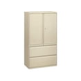 thumbnail image 6 of HON 800 Series Wide Lateral File with Storage Cabinet - 36" Width x 19.25" Depth x 67" Height - Letter/Legal/A4 - 2 Drawers - 3 Shelves -, 6 of 8