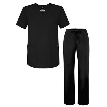 Adar Universal Unisex Scrubs - Unisex Drawstring Scrub Set