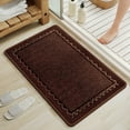 thumbnail image 4 of C Absorbent And Non-Slip Linen Floor Mat For Bathroom Entrance Or Bedroom Use 23.6 By 15.7 Inches Variant C, 4 of 7