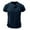 Navy, variant on Inleife Mens T-Shirts Clearance, Men Short Sleeve Solid Casual Fashion Turn-down Collar Pullover Buttons T Shirt Blouse