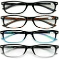 thumbnail image 1 of MesaSe 4 Pair Reading Glasses Blue Light Blocking  Filter UV Ray/Glare Computer Readers Men or Women, 1 of 3