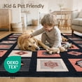 thumbnail image 4 of ODIKA 3'x5' Washable Accent Rug Pet Friendly, Non-Shedding Mat Personalized Photo Collage Grid Rectangle Exact Alfombra Personalizada for Bedside, Nursery Room, 4 of 7