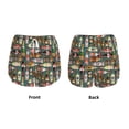 thumbnail image 3 of Salouo Alcohol Bottles Print Women's 2 in 1 Running Shorts Double-Layer Shorts Athletic Workout Gym Yoga Shorts Running Shorts for Women-XX-Large, 3 of 7