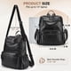 thumbnail image 2 of Mochila Marvolia de piel sintética para mujer, color negro, 2 of 6