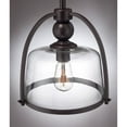 thumbnail image 3 of Quoizel Ridley Rod Hung Mini Pendant in Western Bronze, 3 of 4