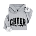 thumbnail image 4 of Cheer Mama Hoodie for Women Cheerleading Mom Game Day Pullover Sweatshirt, Gray Hoodie, XL, 4 of 8