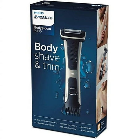 Philips Norelco BG7030/49 Wet And Dry 7000 Four-Directional Pivoting Rechargeable Cordless BodyGroomer