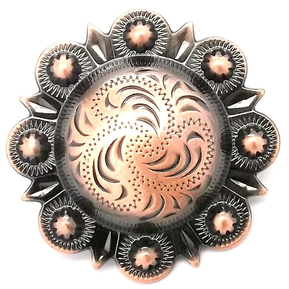 Berry Concho Antique Copper Screw Back 1-1/2" 7860-10