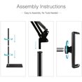 thumbnail image 3 of Support et Support pour iPad, Support de Sol pour Tablette iPhone et iPad Hauteur Réglable jusqu'à 55 Pouces, 3 of 6