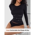 thumbnail image 3 of Women's Seamless Long Sleeve Smoothing Undershirt, 3 of 6