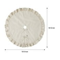 thumbnail image 4 of Fraiche Ruffle Tree Skirt, 4 of 7