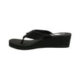 thumbnail image 4 of Rocket Dog Aviara sandals, sandal, fashion, flip flop, wedge sandals, Aviara, Aviara wedge sandals Black in Size 6, 4 of 6