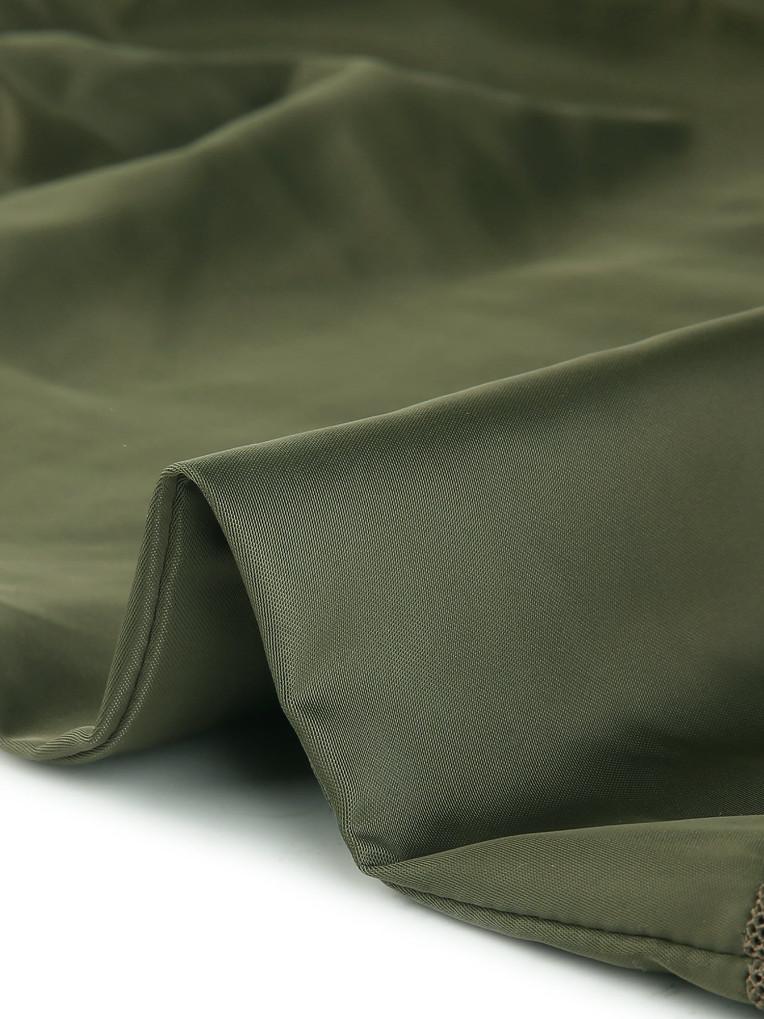 DARING DIVA Women's High Waist Mesh Panel Sheer Baggy Cargo Pants M Army Green