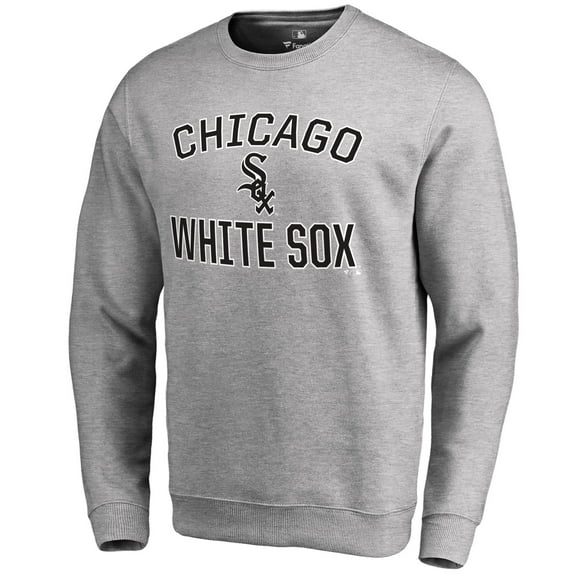 Men's Ash Chicago White Sox Victory Arch Pullover Sweatshirt