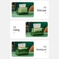 thumbnail image 7 of Walbest Household Tissue Box Spring Design Automatic Lifting Transparent ABS Napkin Paper Dispenser Storage Case, Desktop Dustproof Tissue Box, 7 of 7