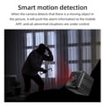thumbnail image 4 of 4K High Resolution Mini Portable Camera Smart Security Camera Night Vision Motion Detection with WiFi Hotspot Magnetic Design Base Bracket for Home Security Outdoor Exercising Kids Monitoring Pets, 4 of 9