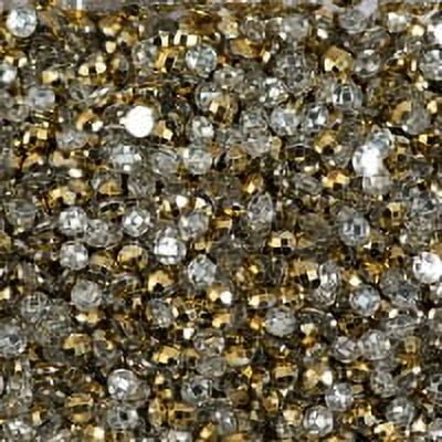 Diamond Dotz 2.8MM 12G Single Cylinder (1 Pack) Rich Gold Metallic AB - Freestyle Diamond Painting Beads, Diamond Art Beads, Replacement Drills, Loose Gems for DIY Crafts and Art Projects