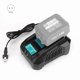thumbnail image 2 of Nueva Carga Nica MT Rápida Charger Es la Herramienta Eléctrica For Makita Adecuada 14.4-18V Batería de Litio Paquete US-Plug Abs Negro 1 Pieza, 2 of 6