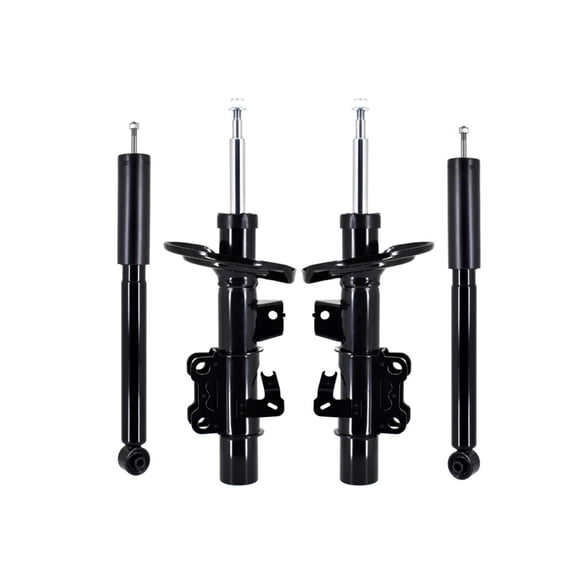Set 4 Front Suspension Strut Assembly-Rear Shock For 2013-2016 Cadillac Ats RWD