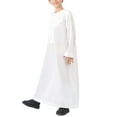 thumbnail image 6 of Chbgutlmr Baby Boys Clothes Kids Half Button up Crewneck Long Sleeve Gown Children Loose Casual Clothing, 6 of 8