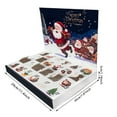 thumbnail image 3 of Christmas Empty Advent Calendar 24 Day DIY Treat Box with 24 Drawers Eco - Friendly Cardboard Xmas Decoration Storage Box 1PC, 3 of 8