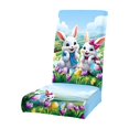thumbnail image 2 of shyuyusa Easter Rabbit Motif Elastic Chair Slipcover Full Coverage Protector for Home Dining Seats and Festival Ornament, 2 of 6