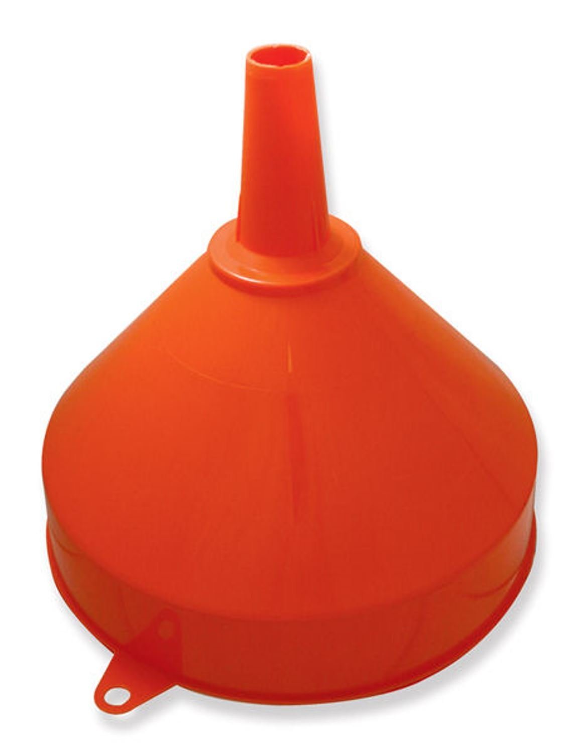 10" Jumbo Plastic Funnel, 1" Bottom ODHeavy Duty, Highly Visible