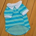 thumbnail image 7 of SPRING PARK Dog Striped T-Shirt for Small Medium Dogs,Dog Cute Shirts,Breathable Cotton Vest, 7 of 7