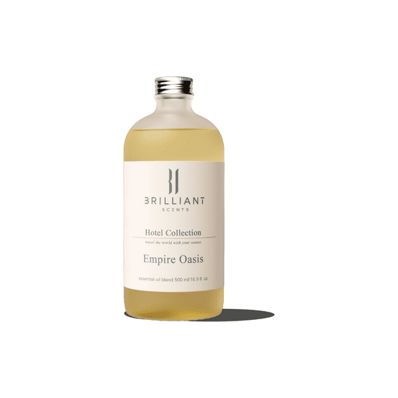 Brilliant Scents Diffuser Oil Refill, Inspired by Caesars Palace, Hotel Series Aroma Scents, Essential Oils Set for Home, Fragrance Oil for Candle Making, Home, 500 ML, Empire Oasis