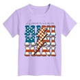 thumbnail image 4 of Gubotare Toddler Boy 4th of Julyshirt Toddler Boys Graphic T Shirts Short Sleeve Crewneck Cute Kids Summer Clothes (Purple,Size 13-14 Years), 4 of 4