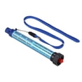 thumbnail image 4 of Sky Blue Portable Water Filter Straw with Ultrafiltration Membrane, 0.01 Micron Filtration for 2000L, Bottom Thread Design for Kettle Connection, Lightweight ABS/PP Outdoor Survival Tool for Camping,, 4 of 6
