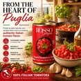 thumbnail image 2 of Rosso Gargano Chopped Tomatoes from Puglia - Italian Diced Tomatoes in Tomato Juice, GMO-Free, No Artificial Preservatives, Product of Italy, 14.1 oz (Pack of 6), 2 of 7