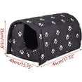 thumbnail image 6 of Outdoor Feral Cat Shelter - Cat Houses for Outdoor Cats Winter Insulated Waterproof, Cat House Thickened Weatherproof Foldable, Stray Cats Shelter, 6 of 6