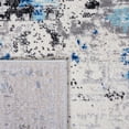 thumbnail image 6 of SAFAVIEH Madison Caden Floral Bordered Runner Rug, Ivory/Blue, 2'3" x 8', 6 of 8