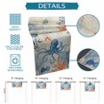 thumbnail image 6 of Coastal Octopus Table Runner 70 Inches, Vintage Nautical Summer Beach Coral Leaf Bed Runner Dresser Scarves Tabletop for Indoor Outdoor Parties/Ceremony/Banquet, 13" x 70", 6 of 9