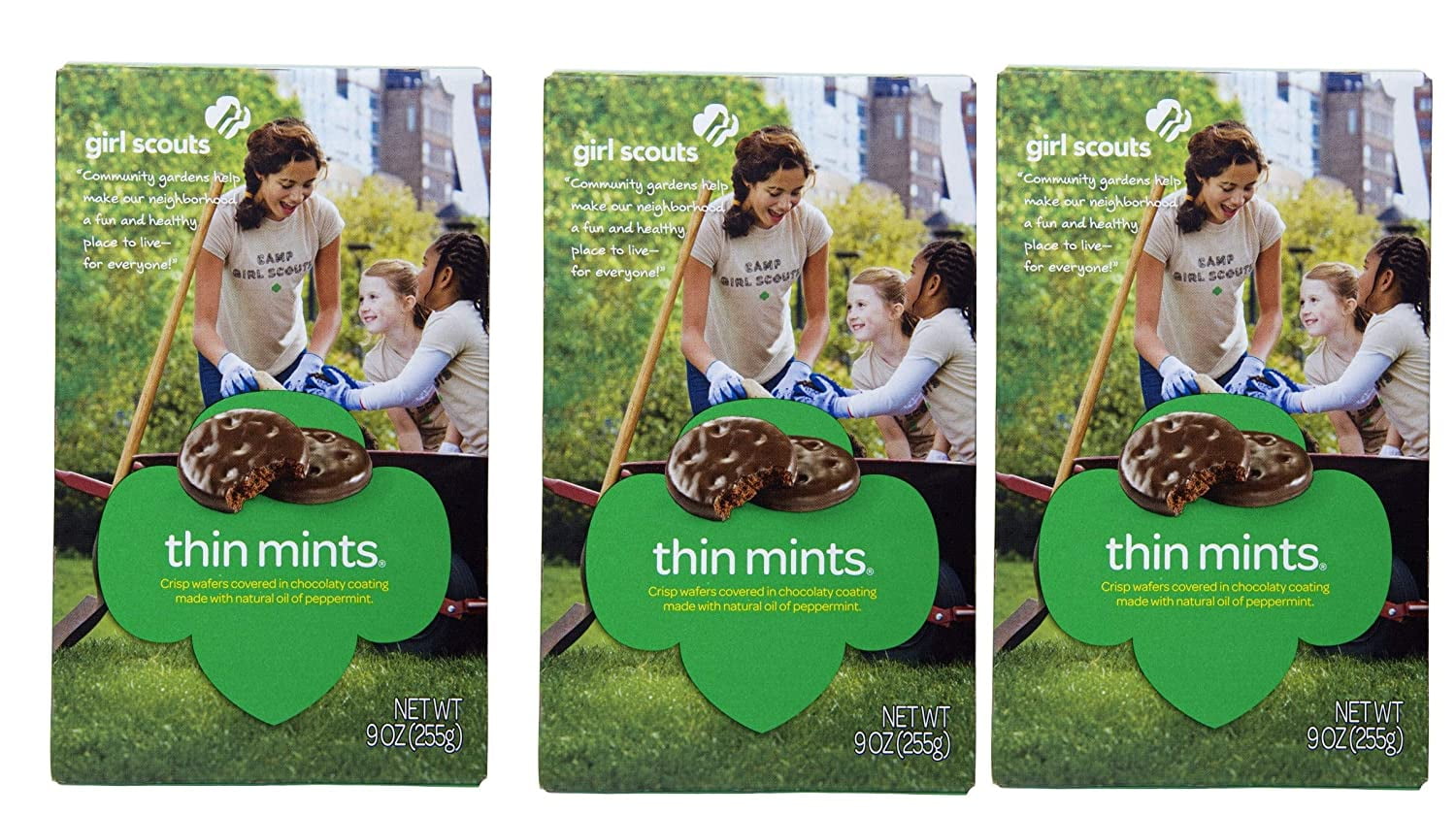 Par Toy Co Little Brownie Bakers Girl Scout Cookies Thin Mints 3 Pack 9oz X3 Limited