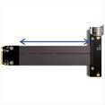thumbnail image 5 of Cable Adaptador M.2 NVME A SSD U.2 de 15 cm, Extensor M.2 NVME Key-M Gen3 X4, Adaptador de Estado Sólido SFF-8639 NVMe SSD., 5 of 5