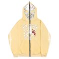 thumbnail image 1 of Sudadera con esternón oscura Y2K europea y americana, sudaderas con capucha para hombres y mujeres, pareja gótica, sudadera con cremallera larga de gran tamaño Harajuku, 1 of 4