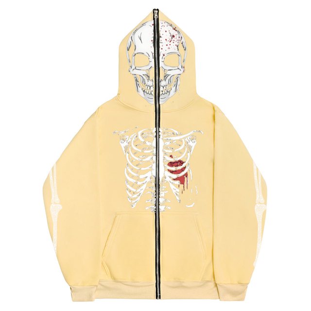 Sudadera con esternón oscura Y2K europea y americana, sudaderas con capucha para hombres y mujeres, pareja gótica, sudadera con cremallera larga de gran tamaño Harajuku