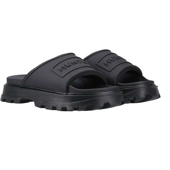 Hunter  Adult Stacked Moulded Footbed Sliders