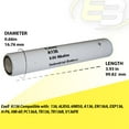 thumbnail image 3 of Exell A136 Alkaline 9V 600mAh Battery Compatible with 6LR50, EN136A, PC136A, 3 of 3