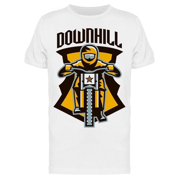 Biker Downhill: Design Tee Men's -Image by Shutterstock